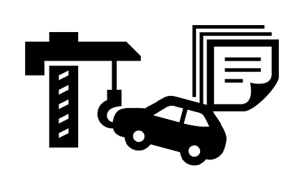 車両の引取無料、廃車手続き無料